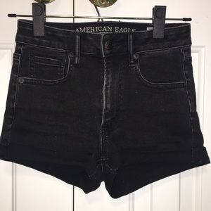 American Eagle High Rise Denim Shorts